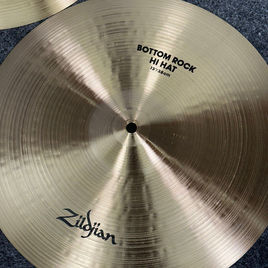 Used Zildjian A Rock Hi Hats Cymbal 15 - Very Good - Drum Center Of Portsmouth