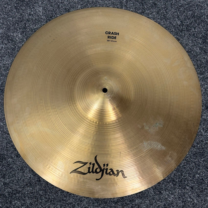 Used Zildjian A Crash/Ride Cymbal 20 - Good - Drum Center Of Portsmouth