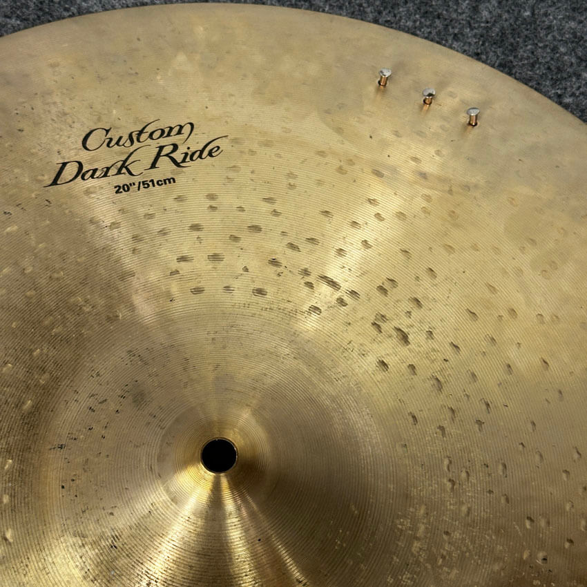 Used Zildjian K Custom Dark Ride Cymbal 20 - Good - Drum Center Of Portsmouth