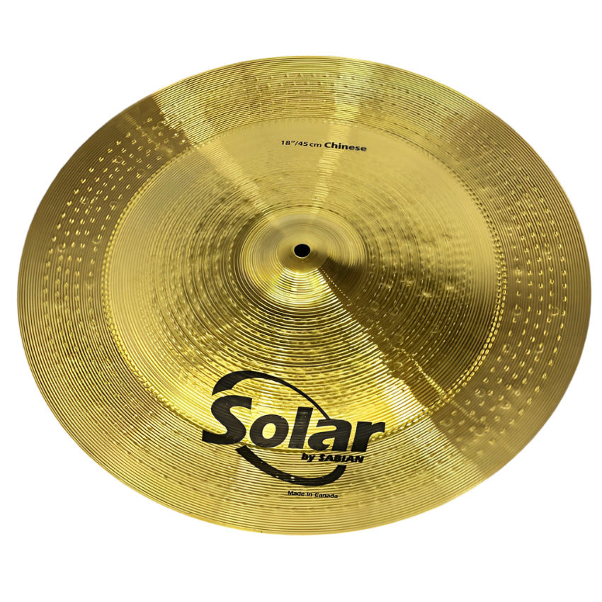 Used Sabian Solar China Cymbal 18 - Excellent - Drum Center Of Portsmouth