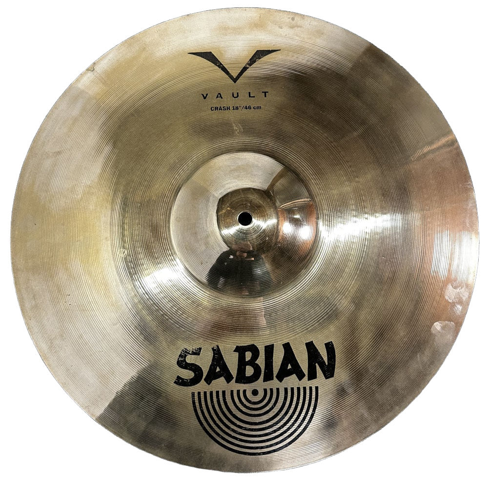 Used Sabian Vault Crash Cymbal 18" - Good - Drum Center Of Portsmouth