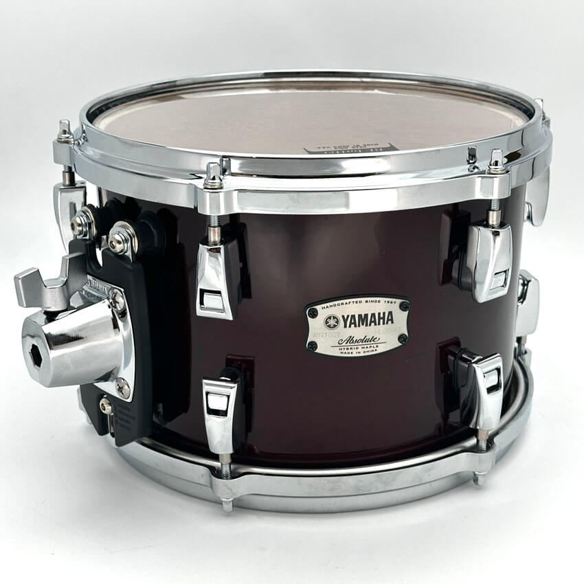 Used Yamaha Absolute Hybrid Maple 10x7 Rack Tom Classic Walnut - Very Good - Drum Center Of Portsmouth