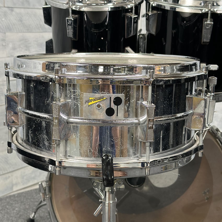 Used Sonor Performer Series 7pc Drum Set Black - Very Good - Drum Center Of Portsmouth