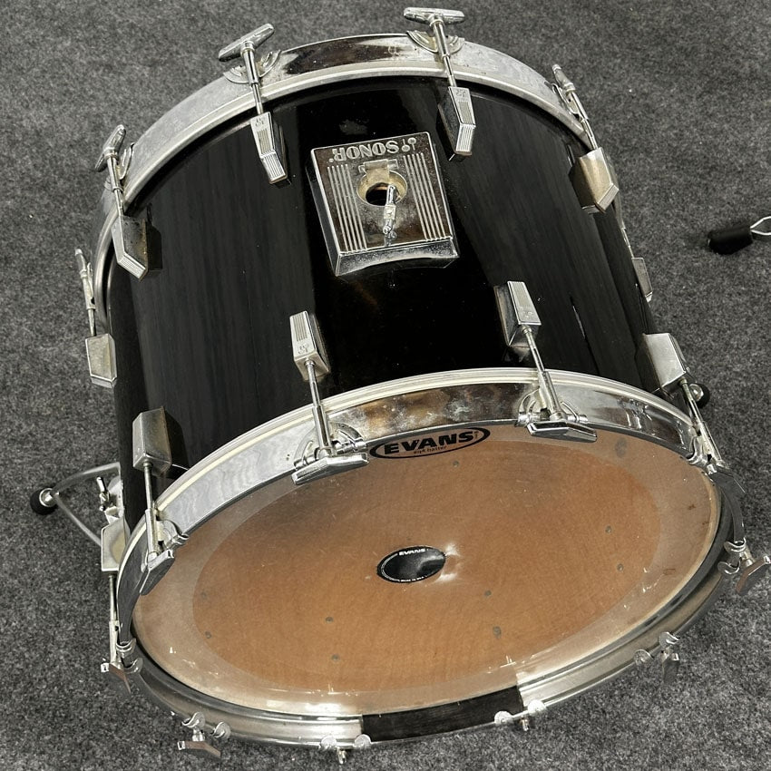 Used Sonor Performer Series 7pc Drum Set Black - Very Good - Drum Center Of Portsmouth