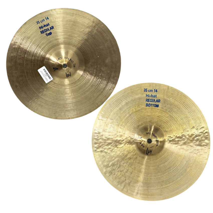 Used Bosphorus Traditonal Hi Hat Cymbals 14" 934/1120 grams - Very Good - Drum Center Of Portsmouth