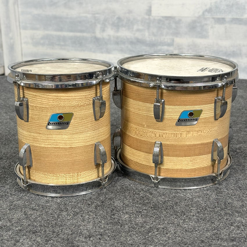 Used Vintage Ludwig 7pc Drum Set Butcher Block - Good - Drum Center Of Portsmouth