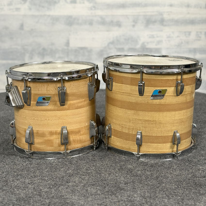 Used Vintage Ludwig 7pc Drum Set Butcher Block - Good - Drum Center Of Portsmouth