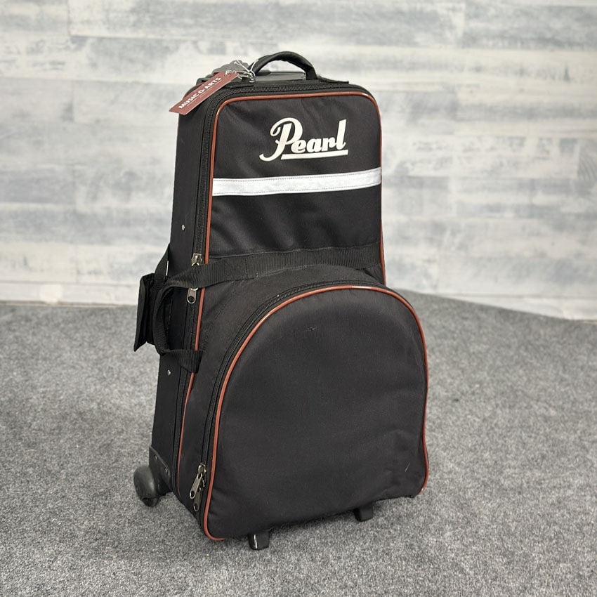 Used Pearl Student Snare Drum and Bell Kit w/ Hardware and Rolling Case - Very Good - Drum Center Of Portsmouth