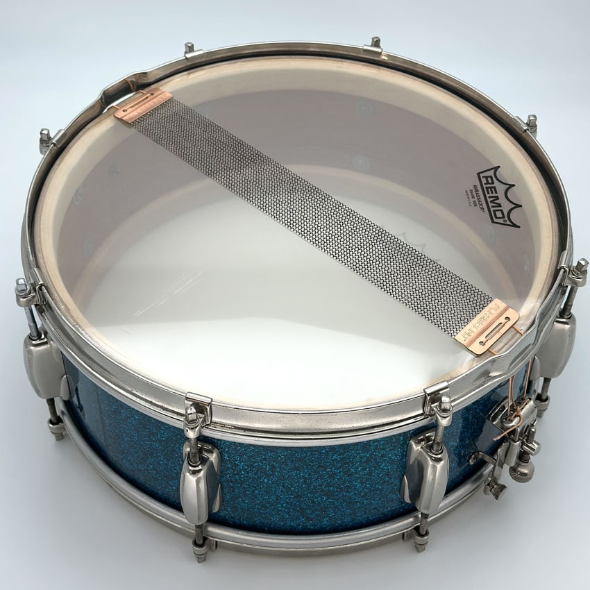 Used Vintage Slingerland Radio King Student Snare Drum 14x5 Aqua Sparkle w/Nickel Hw - Very Good - Drum Center Of Portsmouth