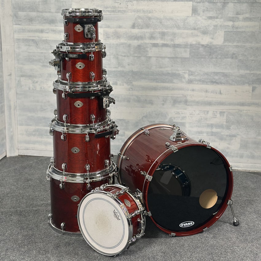 Used Tama Starclassic Performer 7pc Birch Drum Set Walnut MIJ - Very Good - Drum Center Of Portsmouth