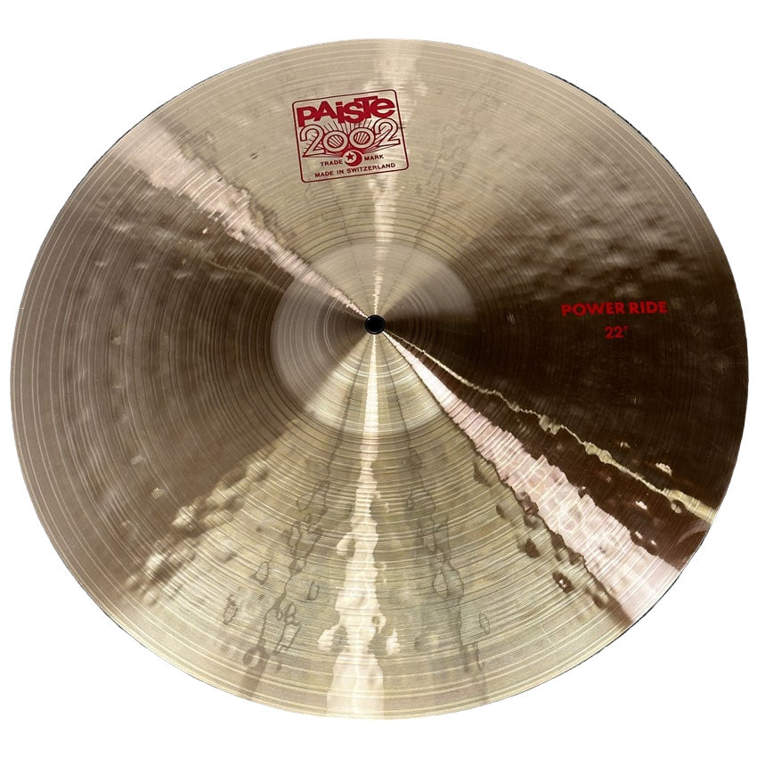 Used Paiste 2002 Power Ride Cymbal 22" - Very Good - Drum Center Of Portsmouth