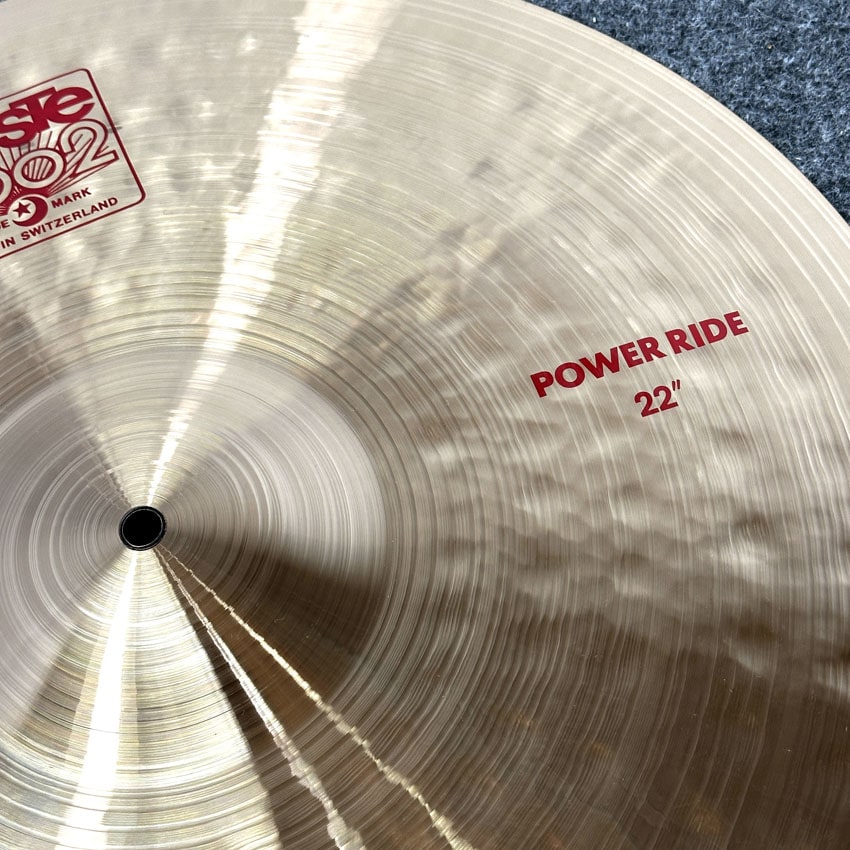 Used Paiste 2002 Power Ride Cymbal 22" - Very Good - Drum Center Of Portsmouth