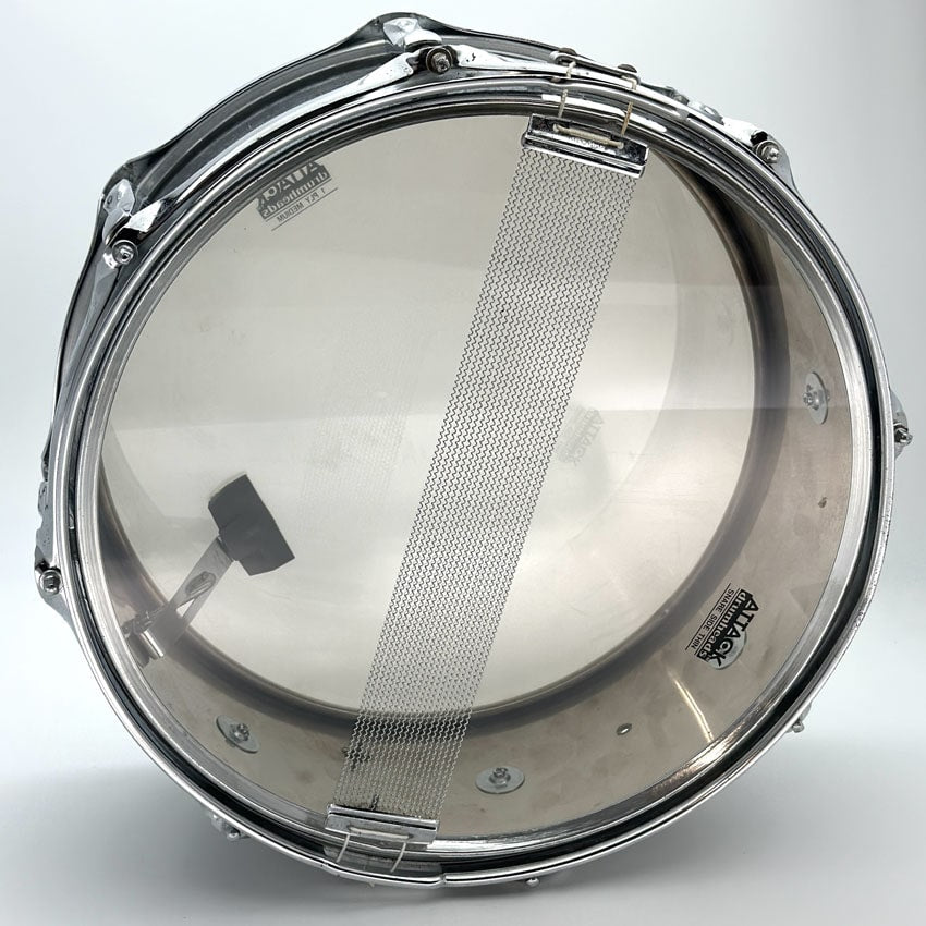 Used Vintage Premier Olympic Steel Snare Drum 14x6.5 - Poor - Drum Center Of Portsmouth