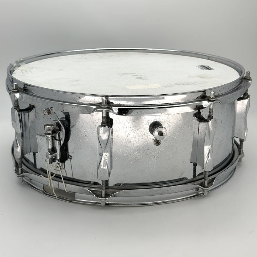 Used Vintage Premier Olympic Steel Snare Drum 14x6.5 - Poor - Drum Center Of Portsmouth
