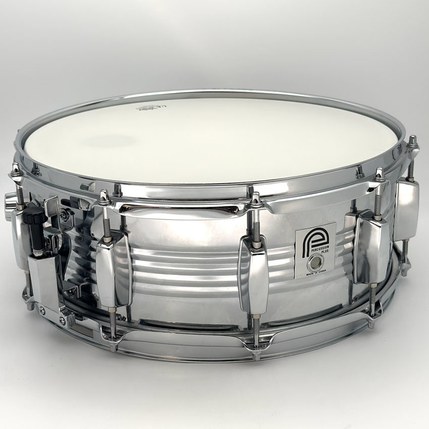 Used Percussion Plus Beaded Steel Snare Drum 14x5.5 - Very Good - Drum Center Of Portsmouth