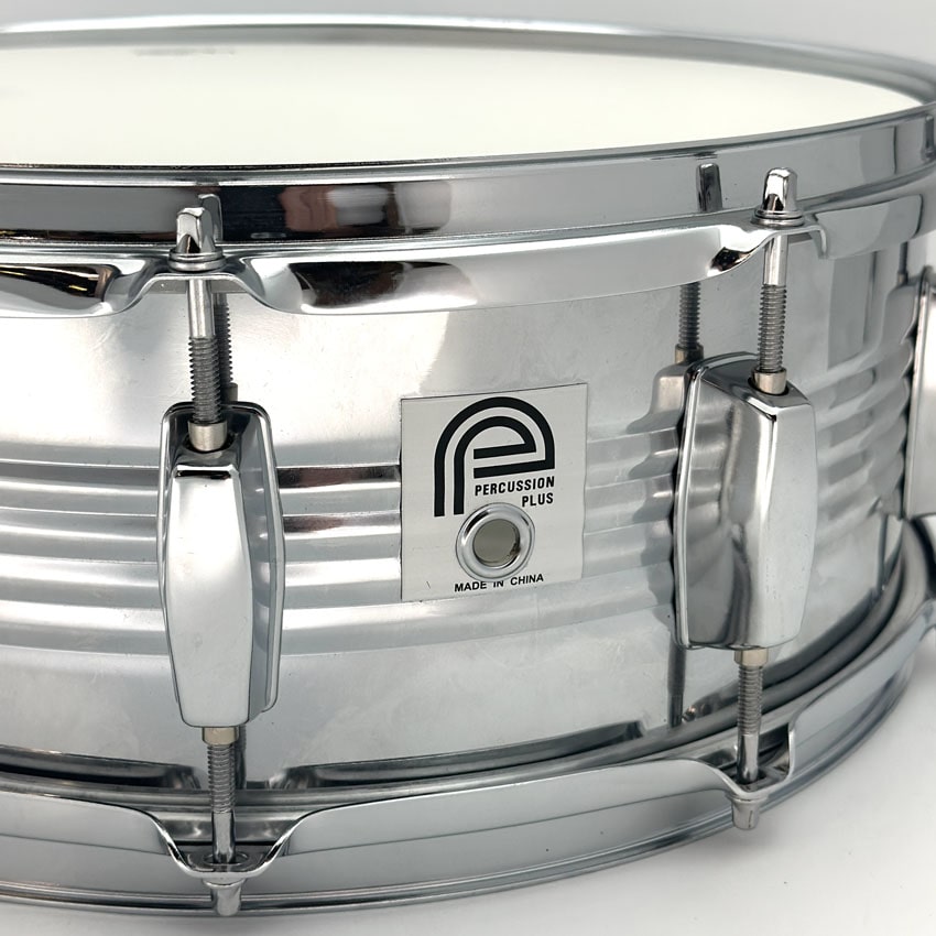 Used Percussion Plus Beaded Steel Snare Drum 14x5.5 - Very Good - Drum Center Of Portsmouth