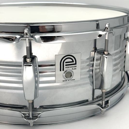 Used Percussion Plus Beaded Steel Snare Drum 14x5.5 - Very Good - Drum Center Of Portsmouth