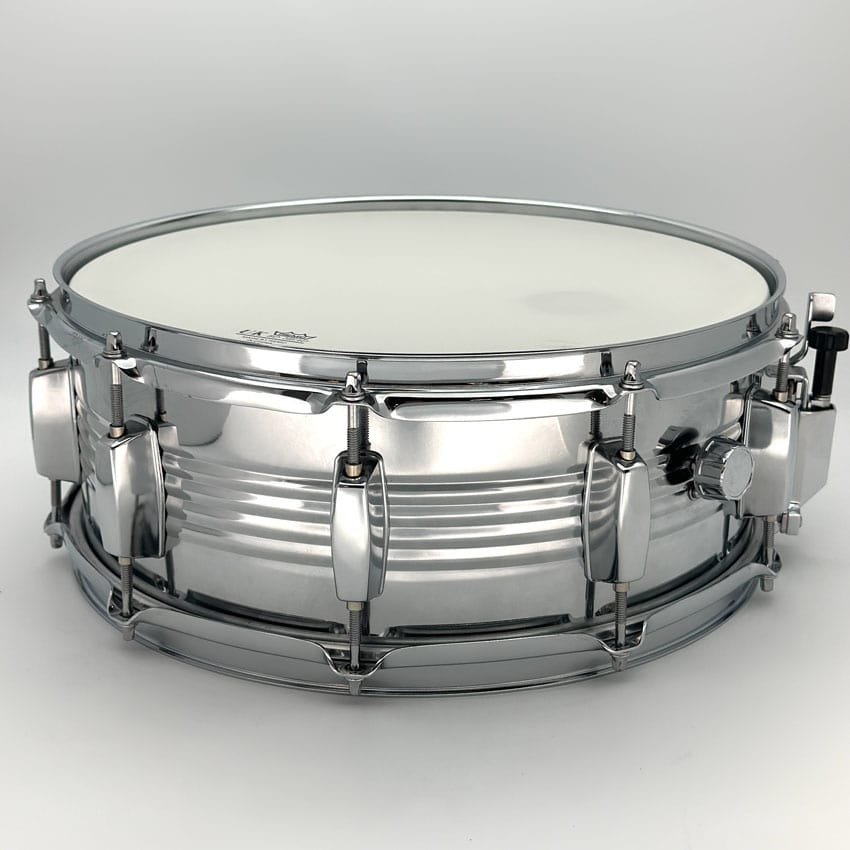 Used Percussion Plus Beaded Steel Snare Drum 14x5.5 - Very Good - Drum Center Of Portsmouth