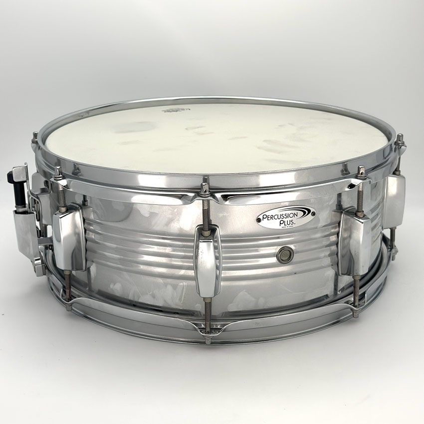 Used Percussion Plus Beaded Steel Snare Drum 14x5.5 - Good - Drum Center Of Portsmouth