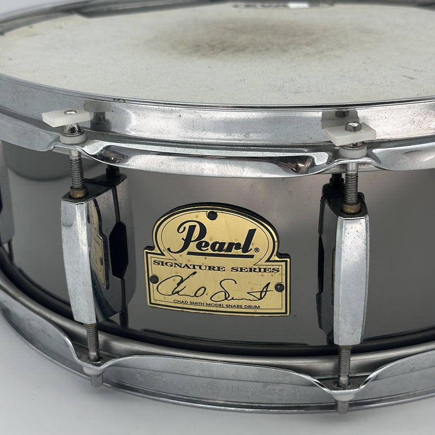 Used Pearl Chad Smith Steel Snare Drum 14x5.5 - Fair - Drum Center Of Portsmouth