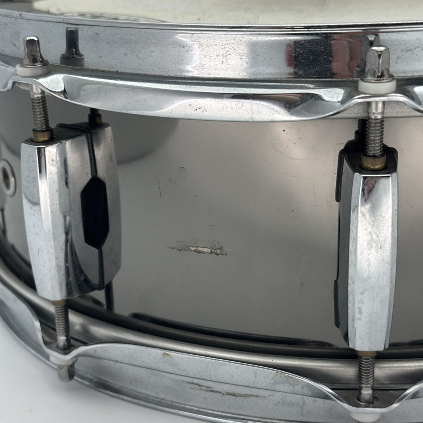 Used Pearl Chad Smith Steel Snare Drum 14x5.5 - Fair - Drum Center Of Portsmouth