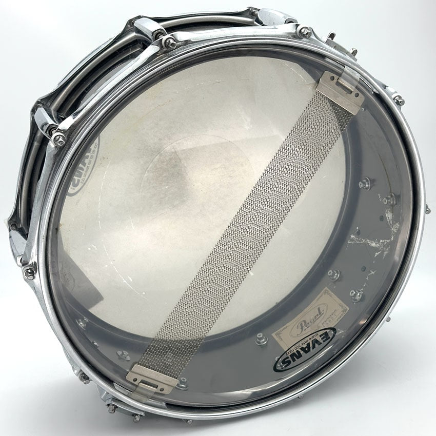 Used Pearl Chad Smith Steel Snare Drum 14x5.5 - Fair - Drum Center Of Portsmouth