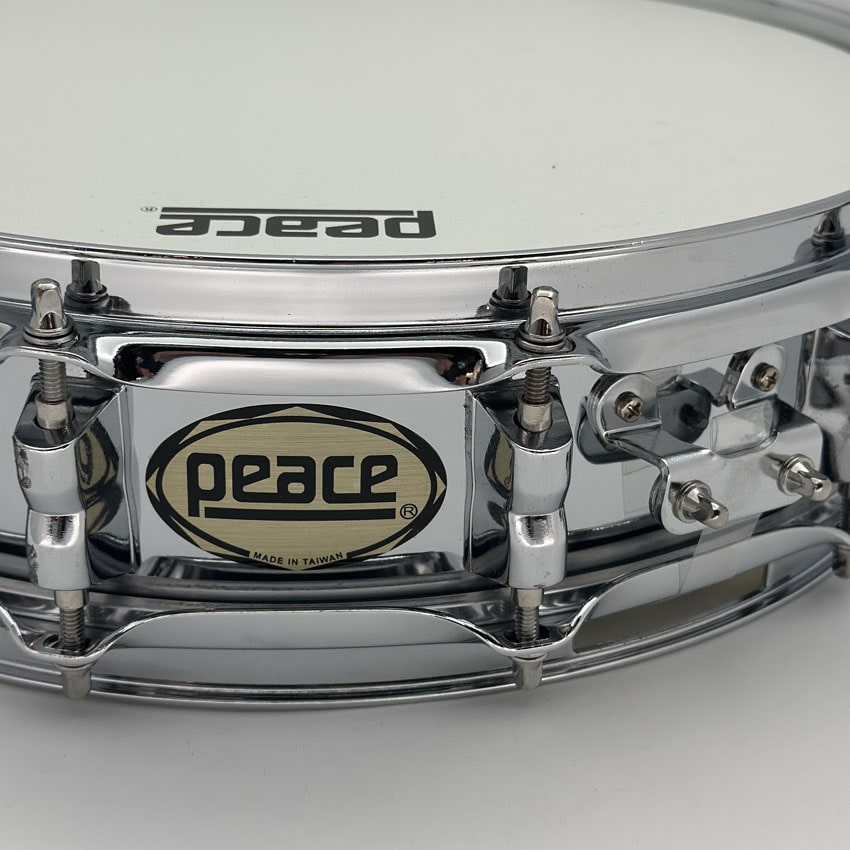 Used Peace Piccolo Steel Snare Drum 14x3.5 - Very Good - Drum Center Of Portsmouth