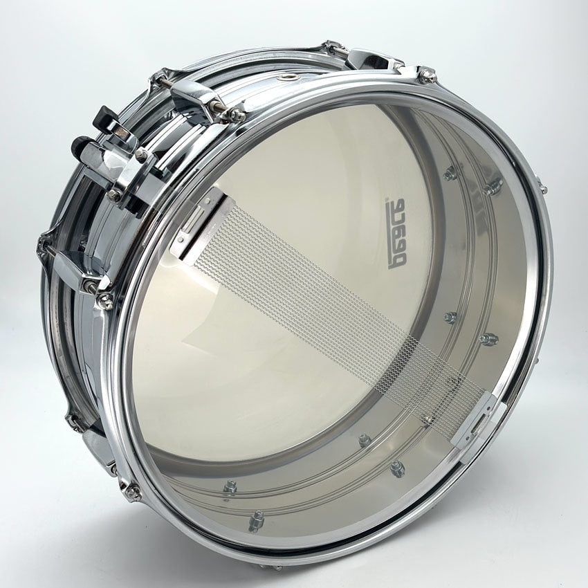 Used Peace Beaded Steel Snare Drum 14x5.5 - Very Good - Drum Center Of Portsmouth