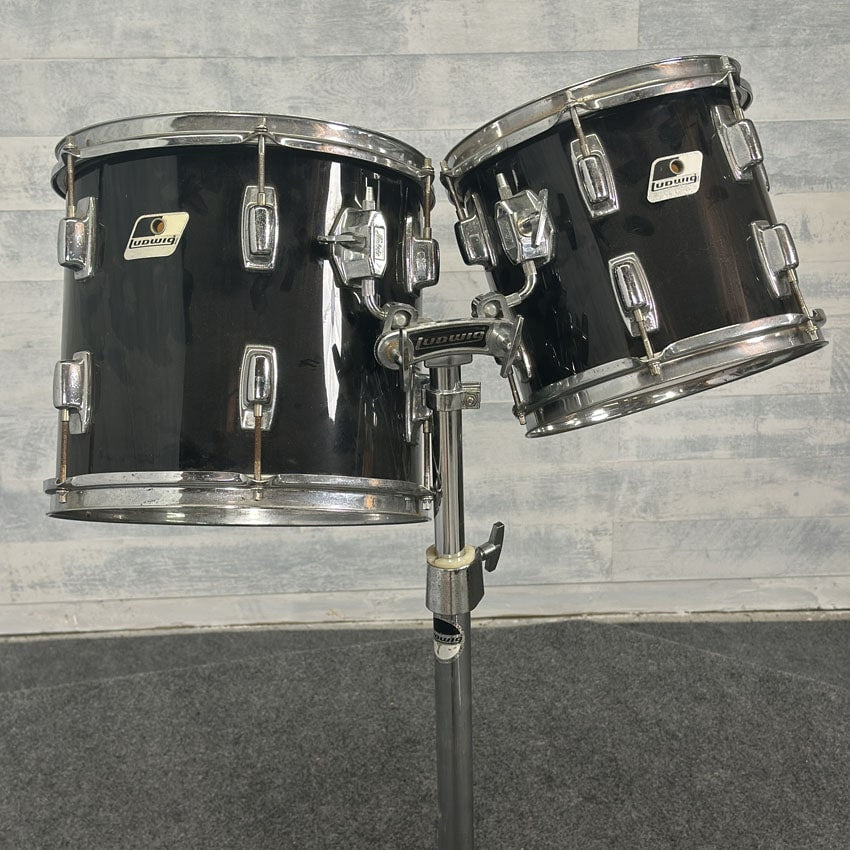 Used Ludwig Rocker Toms w/Stand - Good - Drum Center Of Portsmouth