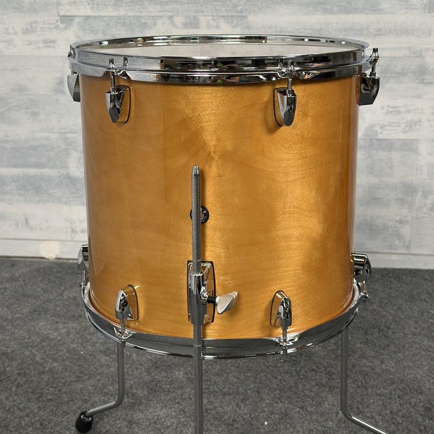 Used Yamaha Stage Custom Floor Tom 14x14 Natural Wood - Very Good - Drum Center Of Portsmouth
