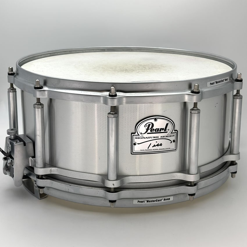 Used Pearl Tico Torres Signature Free Floater Snare Drum 14x6.5 - Very Good - Drum Center Of Portsmouth