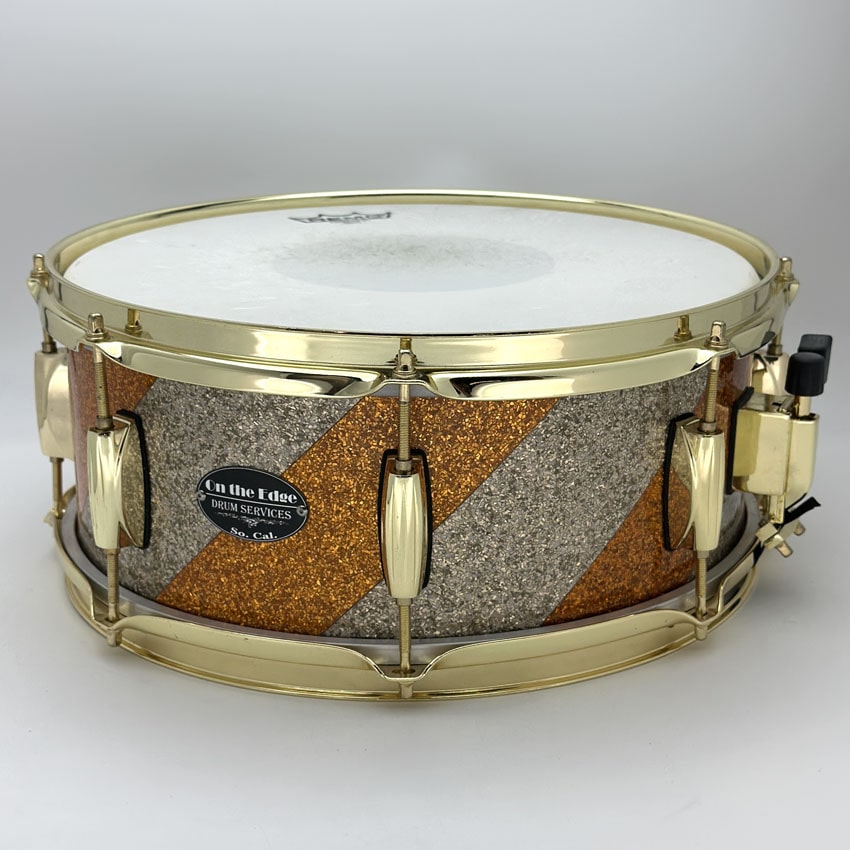 Used On The Edge Snare Drum 14x5.5 Sycamore - Very Good - Drum Center Of Portsmouth