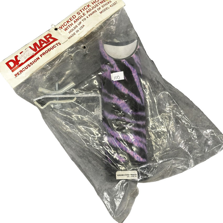 Used Danmar Purple Furry Stick Holder - Excellent - Drum Center Of Portsmouth