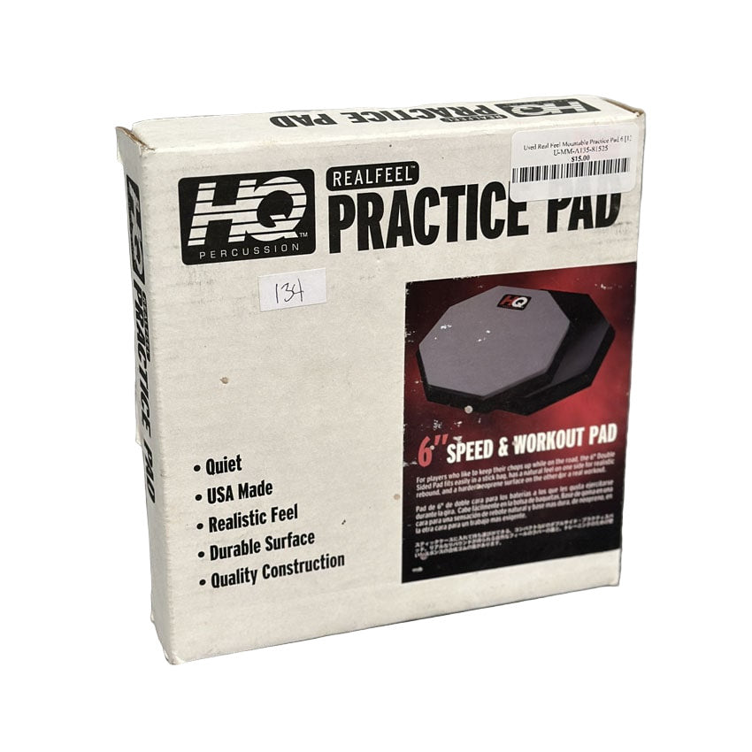 Used Real Feel Mountable Practice Pad 6" - Good - Drum Center Of Portsmouth