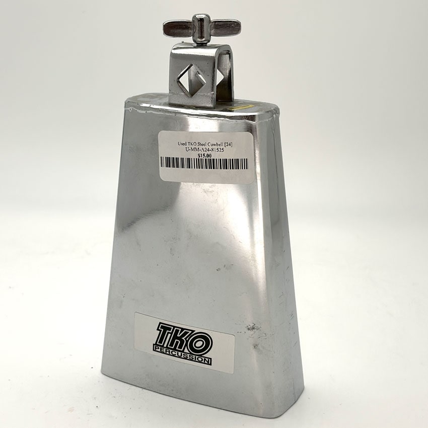 Used TKO Steel Cowbell - Very Good - Drum Center Of Portsmouth