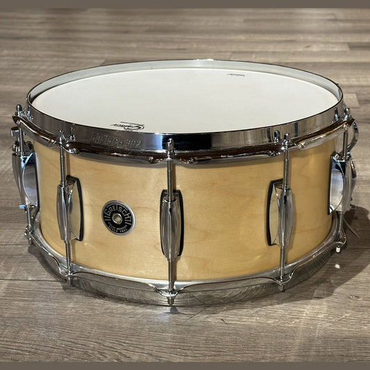 Used Gretsch Brooklyn Snare Drum 14x6.5 Satin Natural