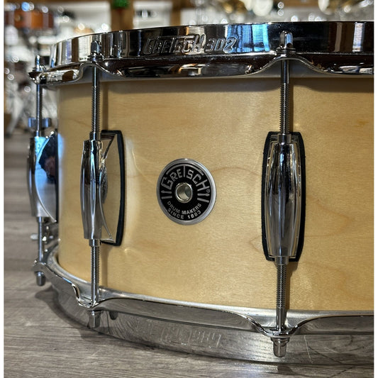 Used Gretsch Brooklyn Snare Drum 14x6.5 Satin Natural