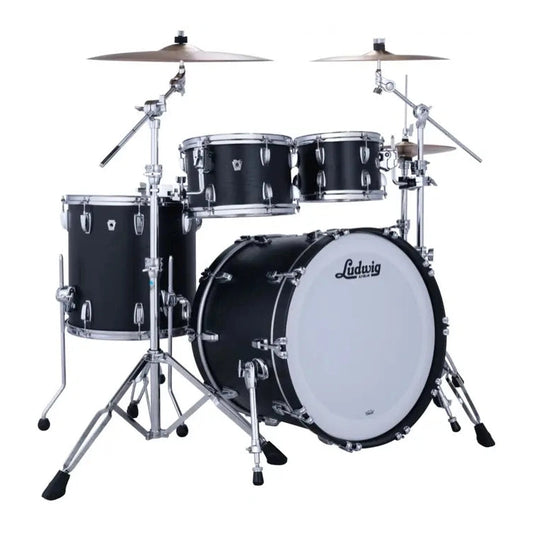 Ludwig Classic Oak 4pc Drum Set Night Oak 22/10/12/16 - Drum Center Of Portsmouth