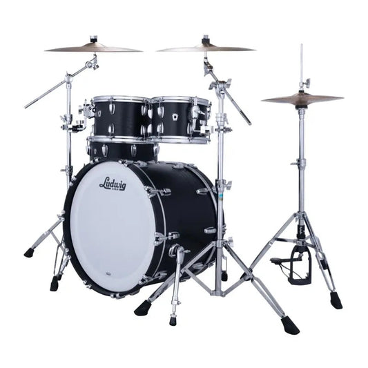 Ludwig Classic Oak 4pc Drum Set Night Oak 22/10/12/16 - Drum Center Of Portsmouth