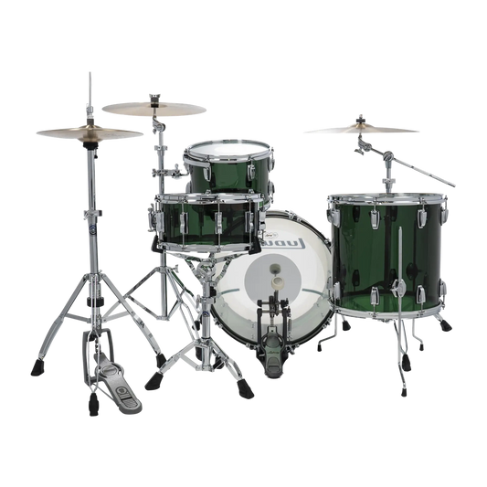 Ludwig Vistalite Fab Drum Set Green - Drum Center Of Portsmouth