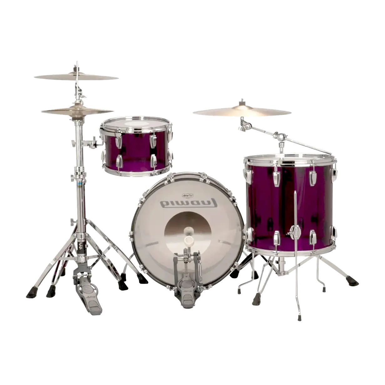 Ludwig Vistalite 3pc Fab Drum Set Purple - Drum Center Of Portsmouth