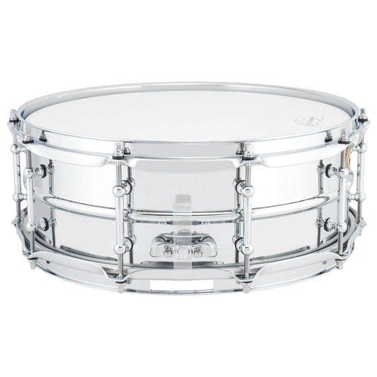 Ludwig LB400BT Supraphonic Chrome Over Brass Snare Drum 14x5 w/Tube Lugs