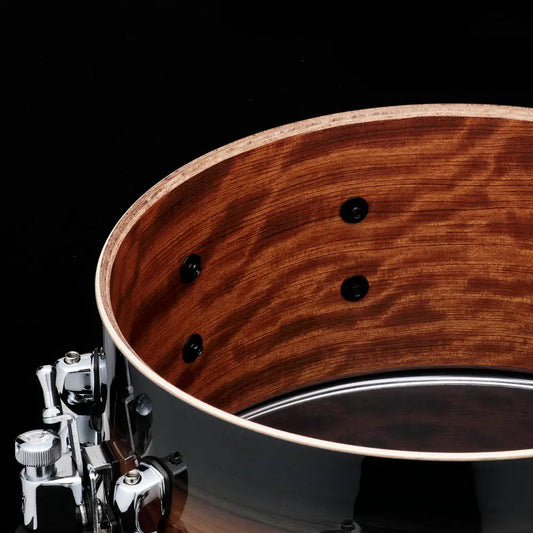 Tama SLP Bubinga/Maple Snare Drum 14x6.5 Midnight Zebrawood Burst - Drum Center Of Portsmouth