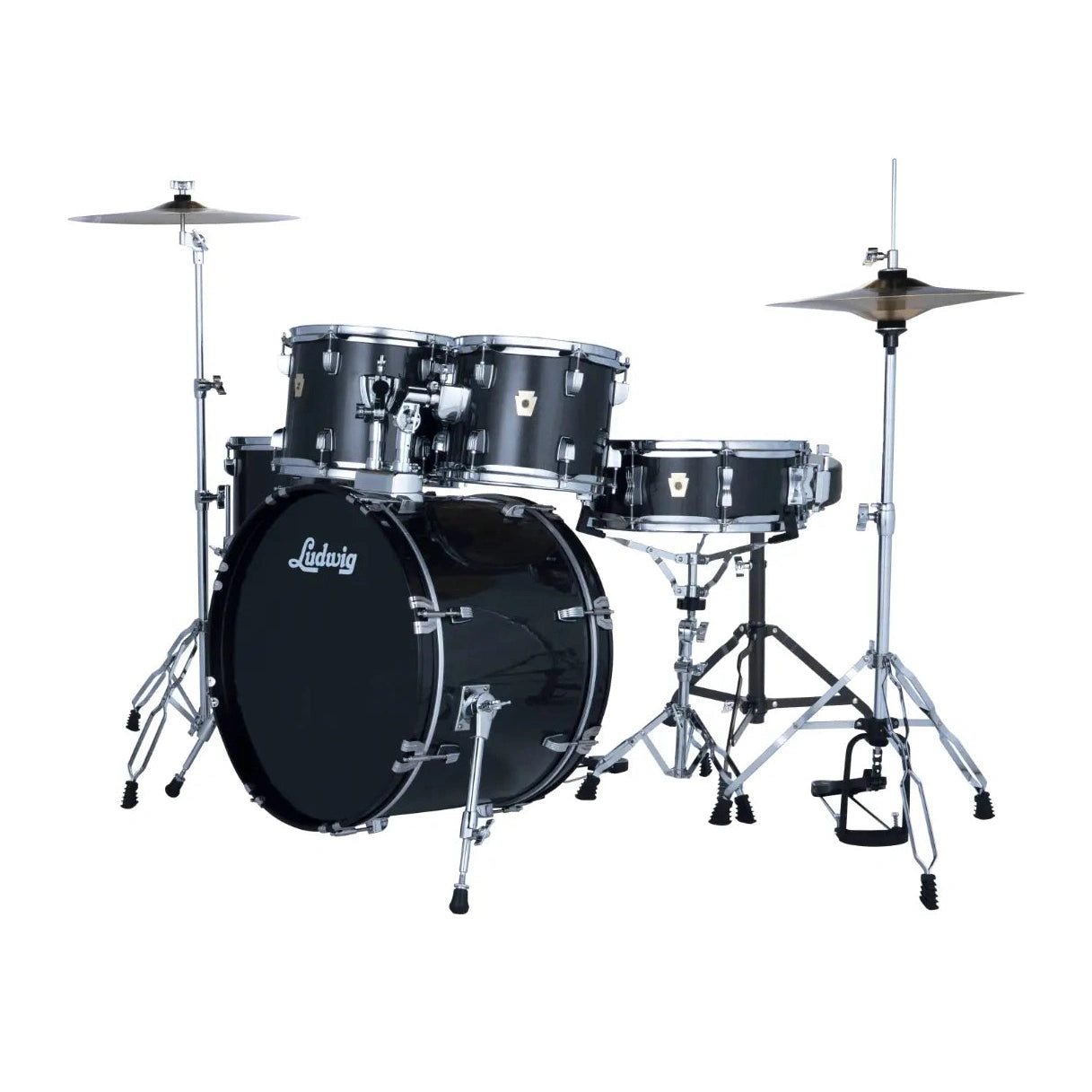 Ludwig Accent Fuse Complete 5pc Drum Set Moon Dust - Drum Center Of Portsmouth