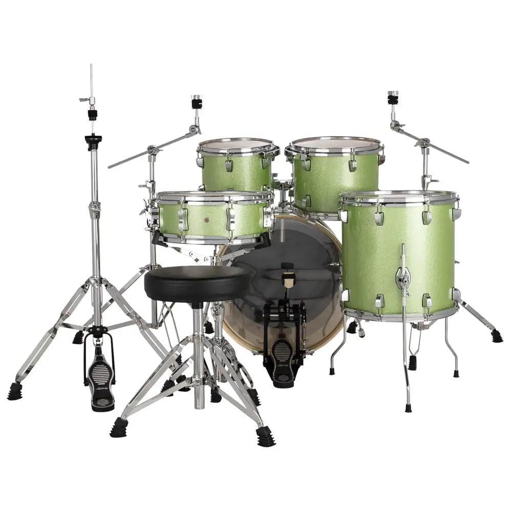Ludwig Evolution 5pc Drum Set w/Hardware (20"BD) Mint Green Sparkle - Drum Center Of Portsmouth