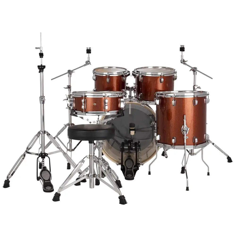 Ludwig Evolution 5pc Drum Set w/Hardware (20"BD) Copper Sparkle - Drum Center Of Portsmouth