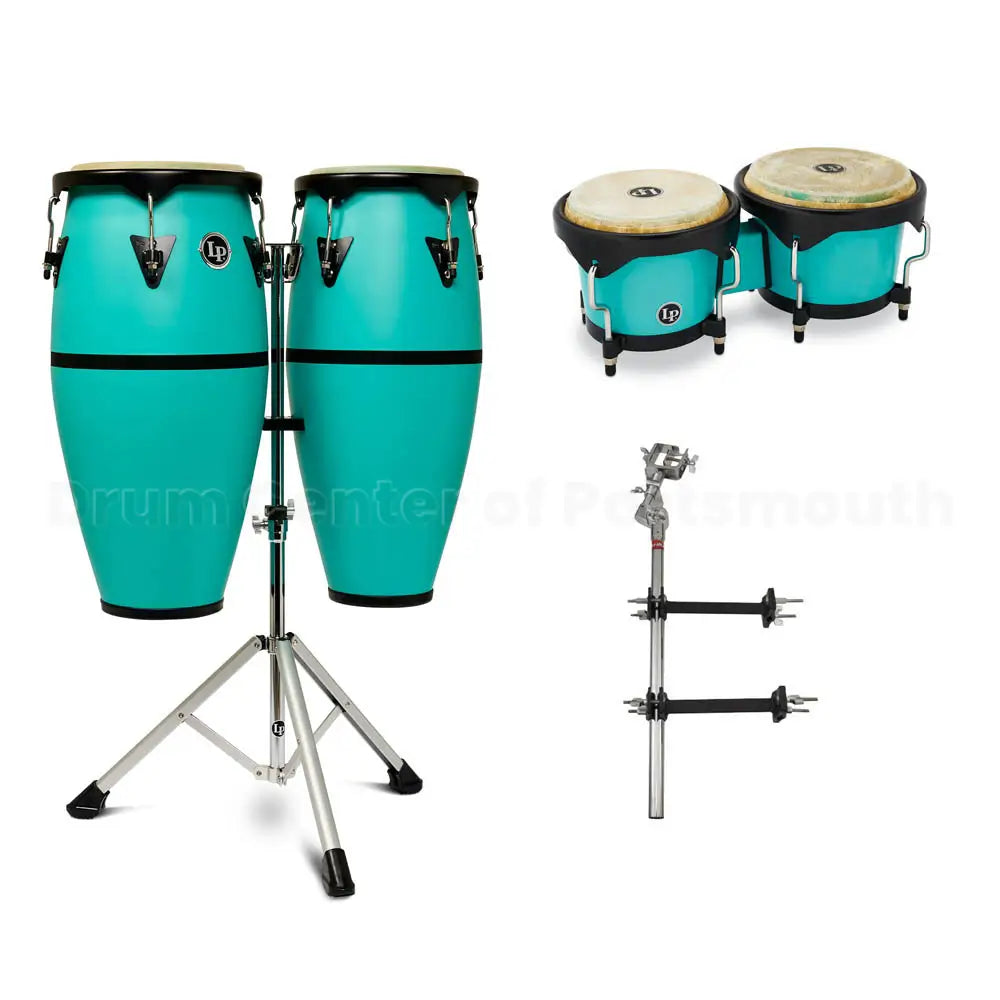 LP Discovery II Ultralight Conga, Bongo & Arm Bundle - Drum Center Of Portsmouth