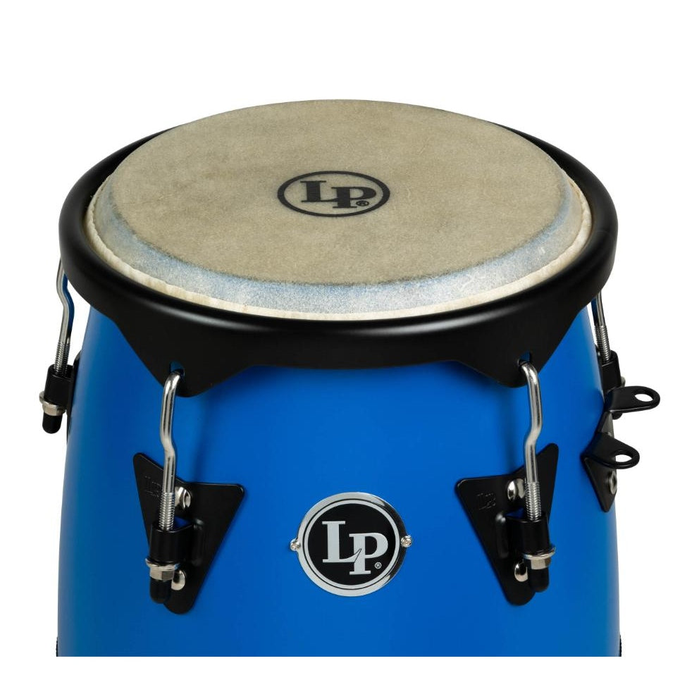 LP Discovery Conga Set 10" & 11" Race Car Blue w/Stand - Drum Center Of Portsmouth