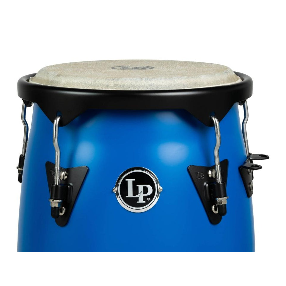 LP Discovery Conga Set 10" & 11" Race Car Blue w/Stand - Drum Center Of Portsmouth