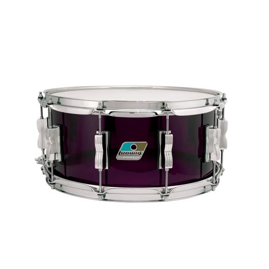 Ludwig Vistalite Snare Drum w/P88 Strainer 14x6.5 Purple - Drum Center Of Portsmouth
